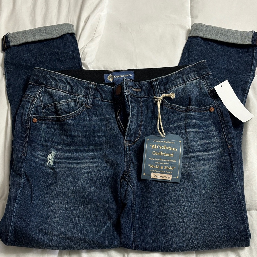Democracy Men's Dark Blue Relaxed Jeans